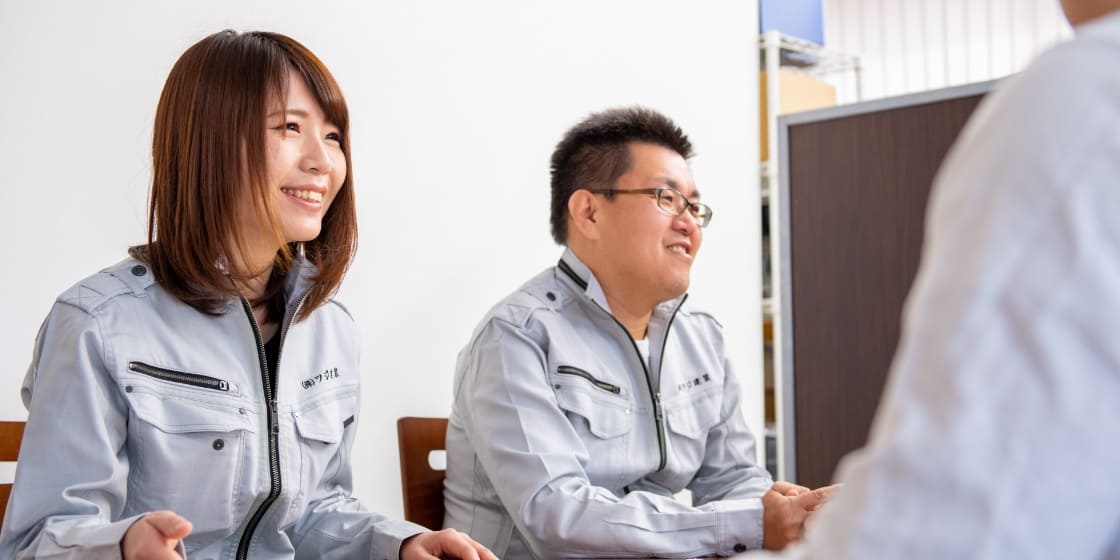 ツジ建装は一生お客様と、お付き合いする覚悟があります。