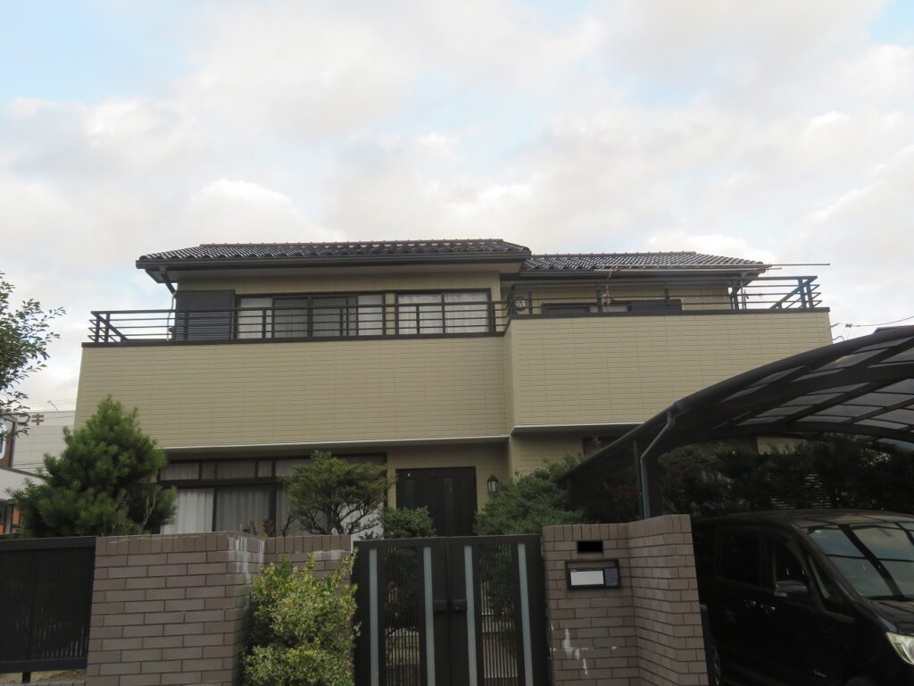清須市｜	外壁塗装・屋根漆喰・ベランダ補修｜K様邸