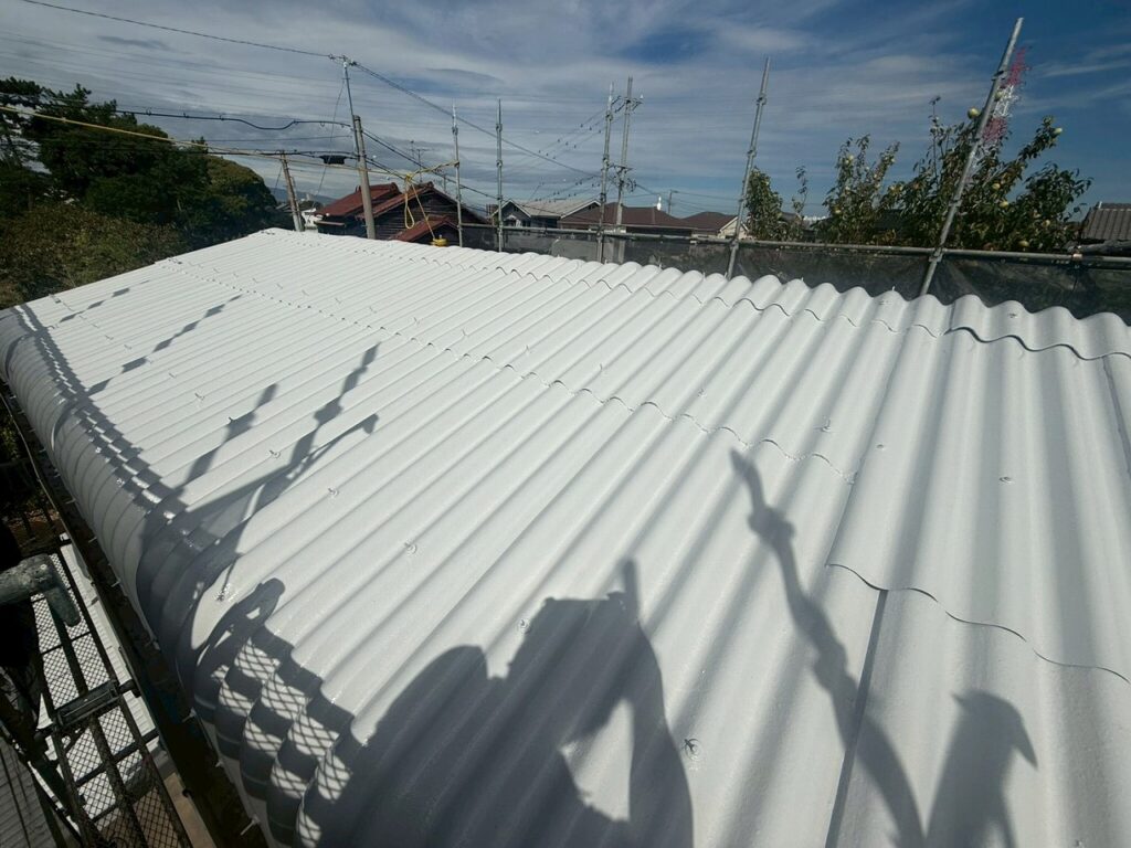 海部郡蟹江町｜屋根塗装｜S様倉庫